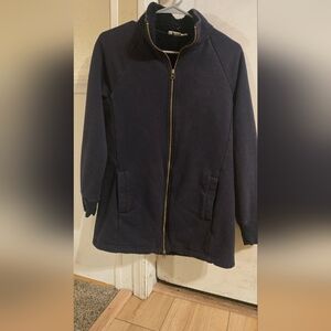 L.L. Bean Dark Blue Fleece-Lined Jacket
